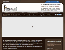 Tablet Screenshot of emanuelnb.org